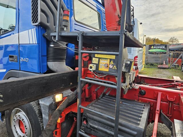 Dreiseitenkipper LKW Volvo FM9 340HP Kran FASSI F95A.24 Blatt/Blatt