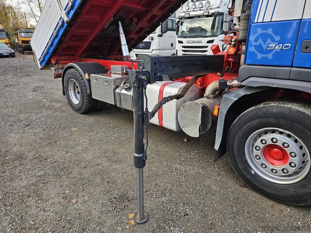Dreiseitenkipper LKW Volvo FM9 340HP Kran FASSI F95A.24 Blatt/Blatt