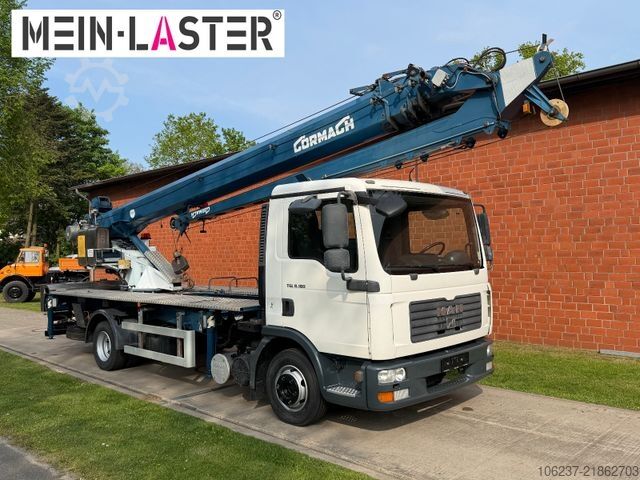 Autokranwagen MAN 8.180  Cormach 23000 36-3  32 Meter Montagekran