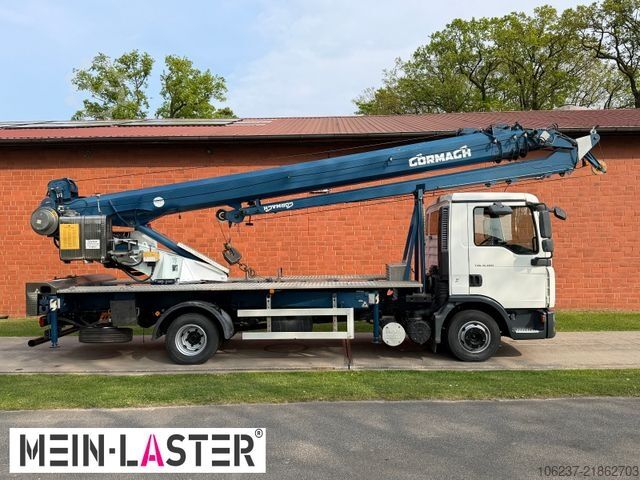 Autokranwagen MAN 8.180  Cormach 23000 36-3  32 Meter Montagekran