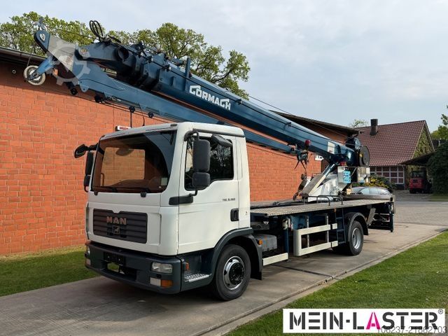 Autokranwagen MAN 8.180  Cormach 23000 36-3  32 Meter Montagekran