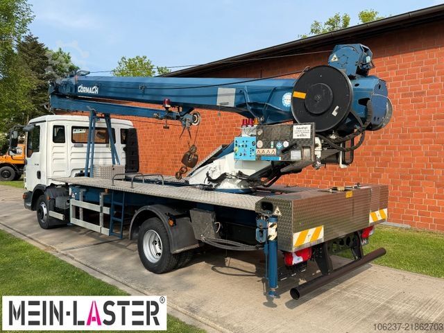 Autokranwagen MAN 8.180  Cormach 23000 36-3  32 Meter Montagekran