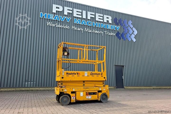 Ψαλίδι ανύψωσης Haulotte Optimum 8 Electric, 7.77m Working Height, 230kg Ca