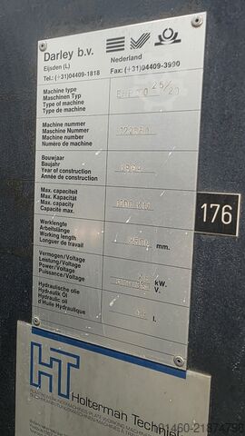 Ohraňovací lis DARLEY EHP 110 25/20