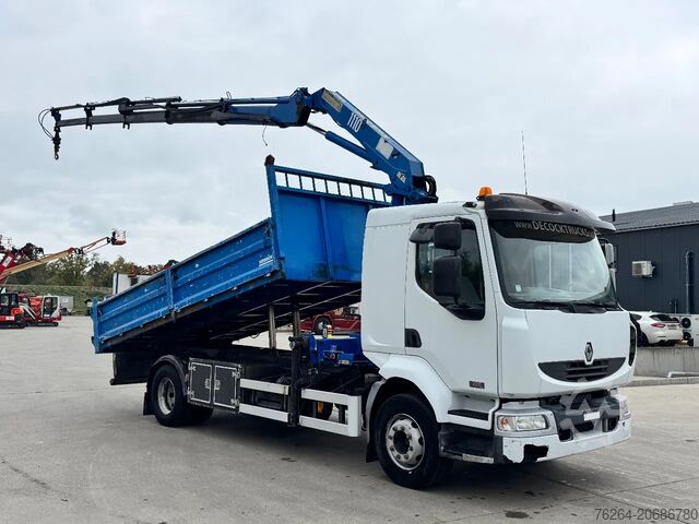 Camion de gunoi Renault Midlum 220 16T KIPPER+KRAAN
