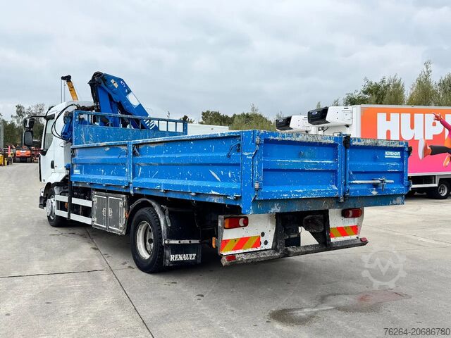 Camion de gunoi Renault Midlum 220 16T KIPPER+KRAAN