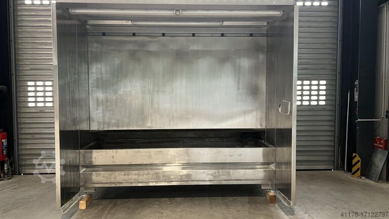 Reinox vízzel szórt fröccsöntő, 2,500x2,300mm Reinox Typ WW 25/22