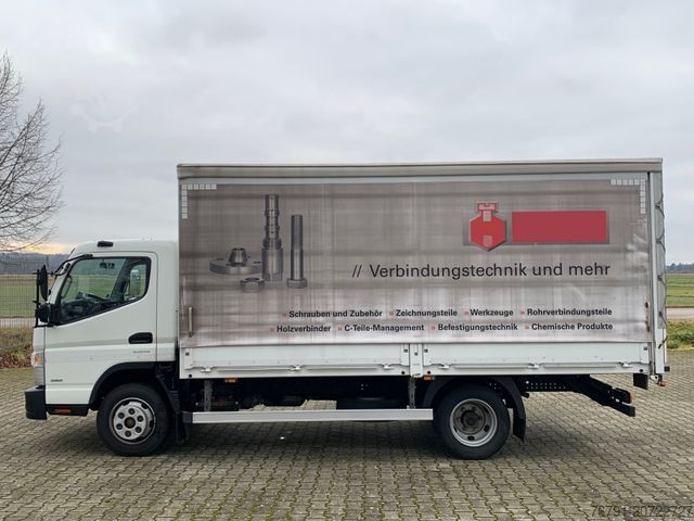 Curtain sider van MITSUBISHI Fuso Canter 9C18_ Autom_Klima_Schiebeplane_Euro6