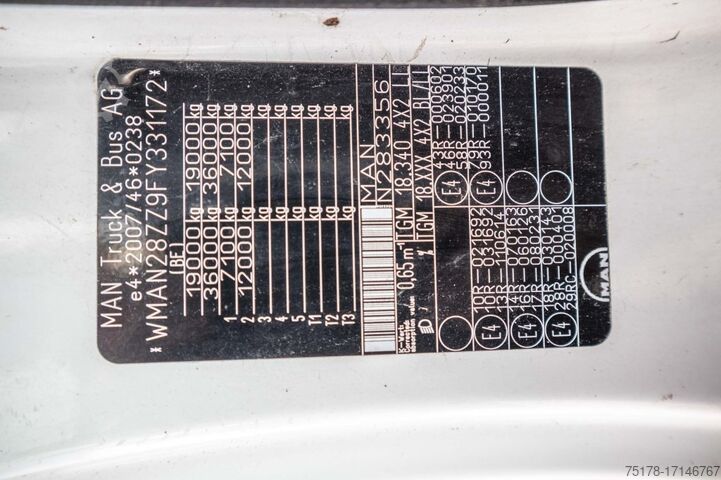 Kuffert MAN TGM 18.340 BL