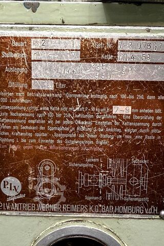 DRILLING MACHINE Collet RS 2-1