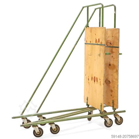 Gebruikte Meubeltransportwagen nestbaar  - L:1450 x B:800 x H:1830mm - Groen - 1436ltr Kruizinga 98-6453GB