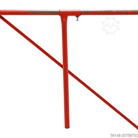 Gebruikte Meubeltransportwagen L-frame nestbaar  - L:1800 x B:1120 x H:1800mm - Rood - Kruizinga 98-7078GB