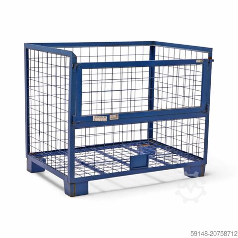 Gebruikte Gaascontainer vaste constructie 1 klep aan 1 lange zijde  - L:1200 x B:800 x Kruizinga 99-5488GB