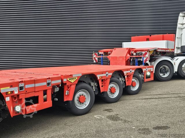 Dieplader Broshuis 3ABSD-PL + 7ABSD-PL PENDEL / EXTENDABLE- 40 mtr!