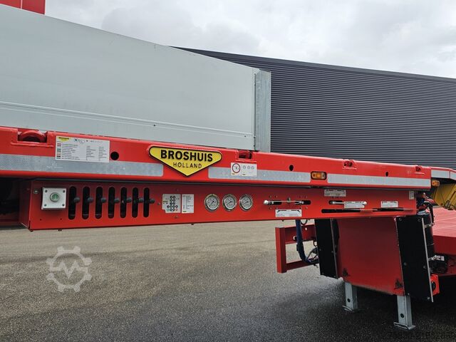Dieplader Broshuis 3ABSD-PL + 7ABSD-PL PENDEL / EXTENDABLE- 40 mtr!