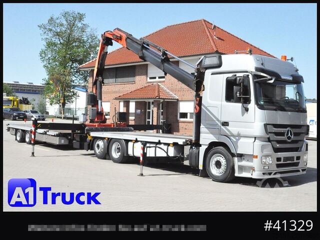 Grue montée sur camion MERCEDES-BENZ 2541 MP3, Kran: PK 34002 SH, Container, FUNK
