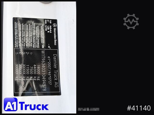 Standard dragbil MERCEDES-BENZ 1843, SZM, 2 Kreis-Hydraulik, Alufelgen, Mirrorcam,