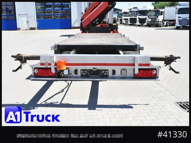Otwarta przyczepa STEHMANN ZZW 16, Container, verbreiterbar, ausziehbar, oben gekuppelt