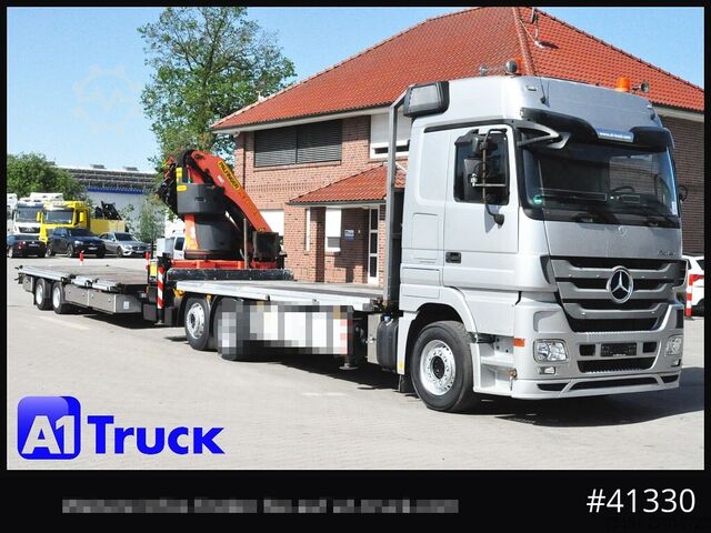 Otwarta przyczepa STEHMANN ZZW 16, Container, verbreiterbar, ausziehbar, oben gekuppelt