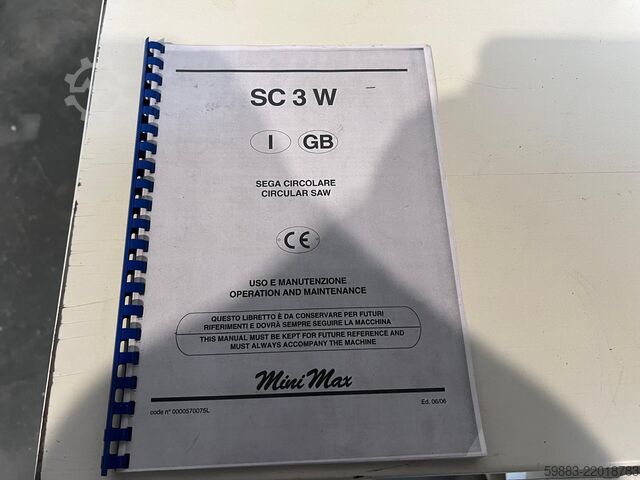 Strugarka wyrówniarka Minimax SC3W