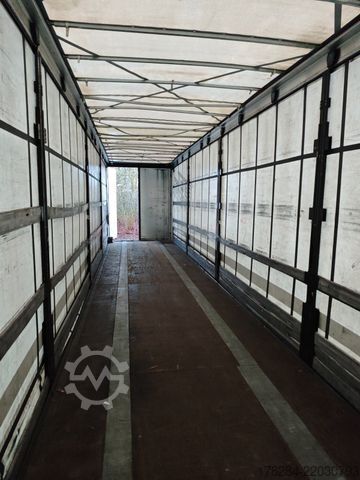 Open oplegger met zeil KÖGEL Mega Liner S 18 SAF-Achsen hydraulisches Hubdach