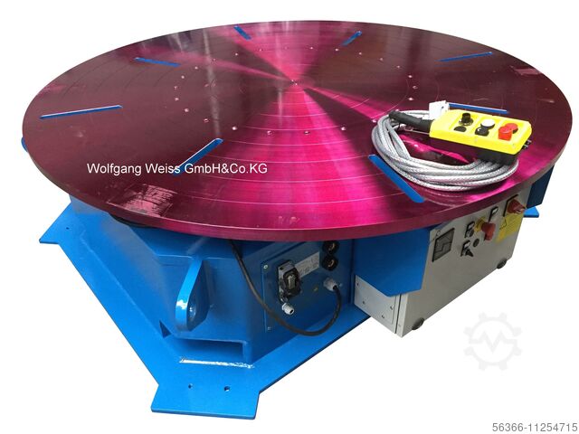 Szembenézőasztal, hegesztő forgóasztal 20t Sartore TR 20000