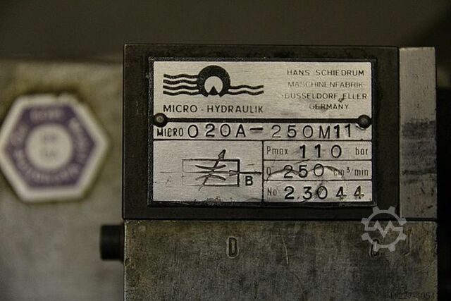 Hydraulikaggregat 0,25 l  110 bar Micro Hydraulik 020A-250M11