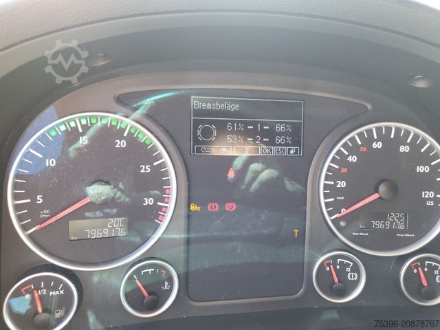 Flatbed truck with tarp MAN TGM 15.290 BL Curtainside-Edscha, 1.Hand