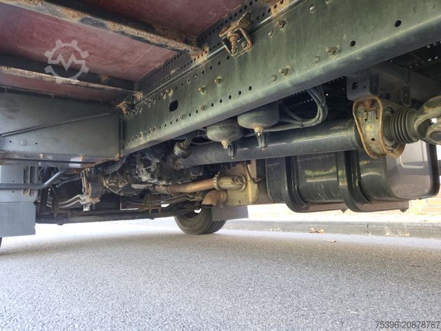 Flatbed truck with tarp MAN TGM 15.290 BL Curtainside-Edscha, 1.Hand