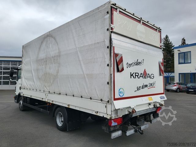 Kombi vozilo sa ceradom MAN TGL 8.180 BL * Klima * AHK * Nutzlast 2160 kg