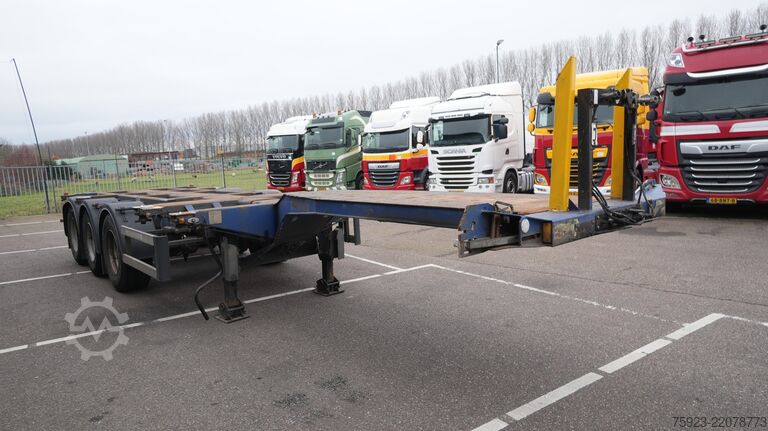 Containertransport D-tec FT-43-03-V Flexitrailer multi container chassis...