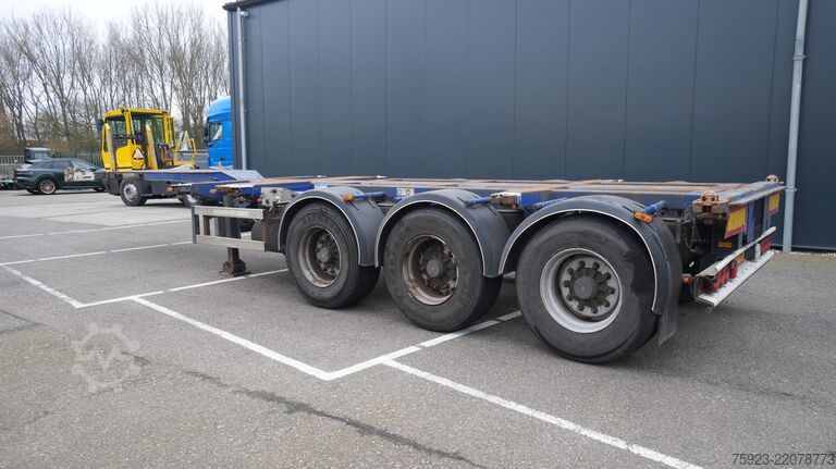 Containertransport D-tec FT-43-03-V Flexitrailer multi container chassis...