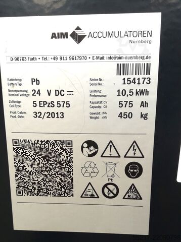 Baterija 24 volt tip 5 EPzS 575  