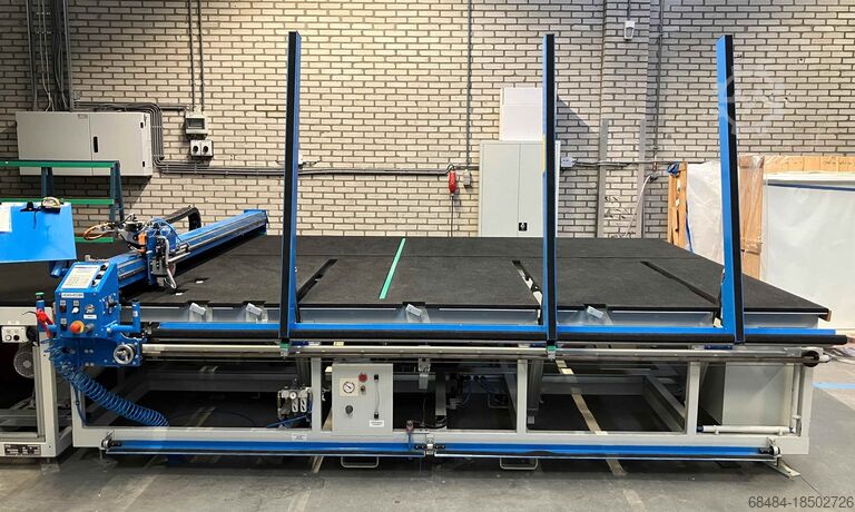 Glassnijtafel met LOW-E slijpmachine Hegla Easycut 3326C + LKAT 2222