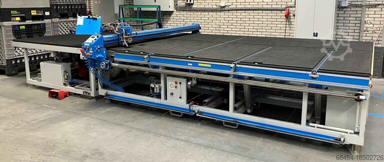 Glassnijtafel met LOW-E slijpmachine Hegla Easycut 3326C + LKAT 2222