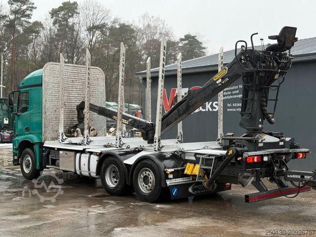 Lesnický nákladní automobil MERCEDES-BENZ Arocs 2546 BL 6x4HAD Palfinger LK + Janzen T19