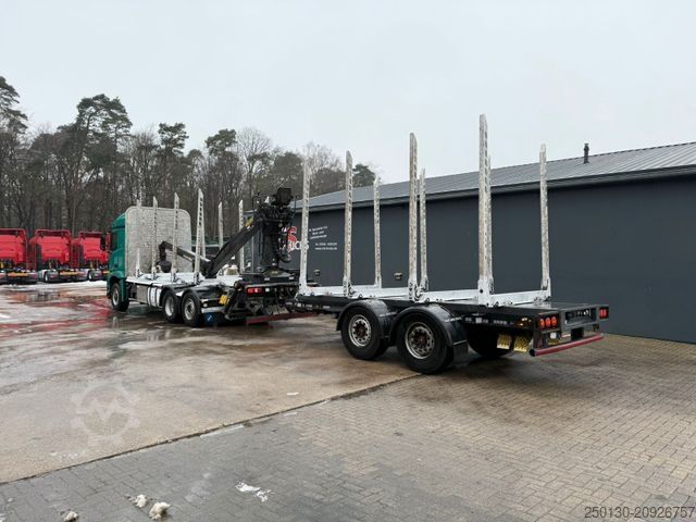 Lesnický nákladní automobil MERCEDES-BENZ Arocs 2546 BL 6x4HAD Palfinger LK + Janzen T19