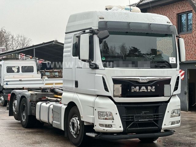 Hákový nosič kontejnerů MAN TGX 26.480 6x2  Euro6 HIAB-Abrollkipper
