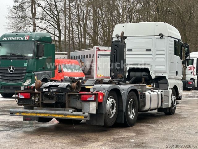 Hákový nosič kontejnerů MAN TGX 26.480 6x2  Euro6 HIAB-Abrollkipper
