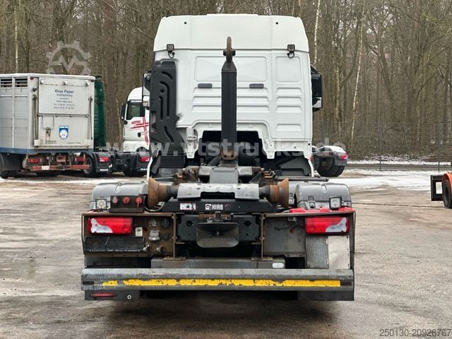 Hákový nosič kontejnerů MAN TGX 26.480 6x2  Euro6 HIAB-Abrollkipper