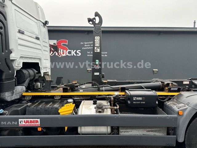 Hákový nosič kontejnerů MAN TGX 26.480 6x2  Euro6 HIAB-Abrollkipper
