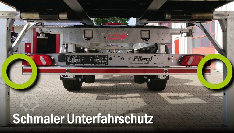 Değiştirilebilir şasili römork Fliegl Tandem-Wechselanhänger TWP 180 Jumbo-ZL