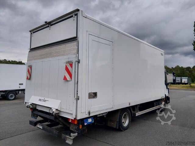 LKW mit Kofferaufbau Iveco EuroCargo ML 75 E 19/P LBW Türe im Koffe