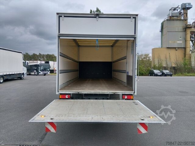 LKW mit Kofferaufbau Iveco EuroCargo ML 75 E 19/P LBW Türe im Koffe