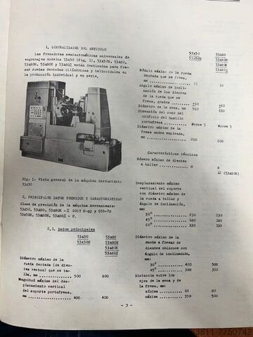 FAGOR CN TEKNIMAK GEAR SHAPER TEKNIMAK 53A 50H