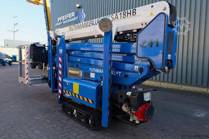 Scharnierende telescopische hoogwerker Ruthmann BLUELIFT SA18HD Gasoline / 220V, 18m Working Heigh