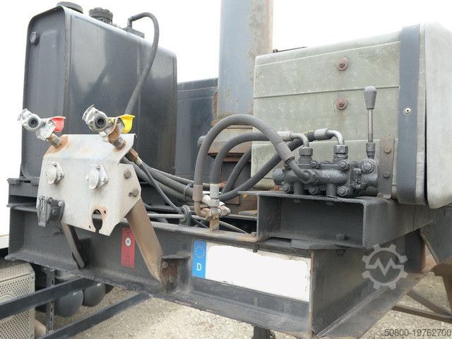 Ladskifteanhænger Fischer NWK26, Kippchassis, 20 Fuß Container,BPW