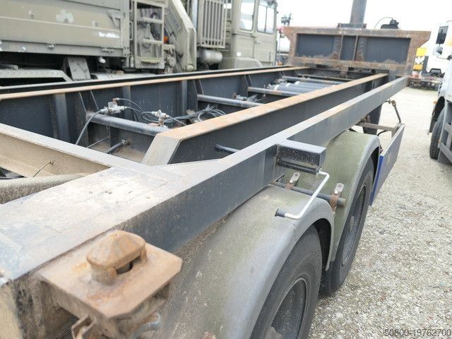 Ladskifteanhænger Fischer NWK26, Kippchassis, 20 Fuß Container,BPW