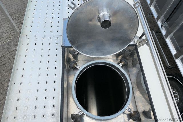 Cisternový návěs MENCI SA 105, isoliert, 32m³, 4 Kammern, Alu-Felgen