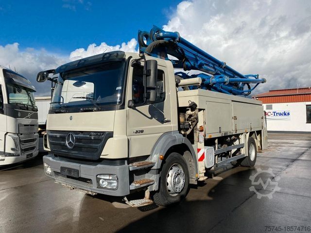 Camión bomba de hormigón MERCEDES-BENZ AXOR 1828 * PUTZMEISTER M 24 * HALLENMEISTER *